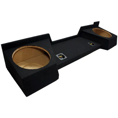 Compatible with Chevy Silverado or GMC Sierra Full Size Extended Cab Truck 2007-2013 Dual 12" Subwoofer Sub Box Speaker Enclosure