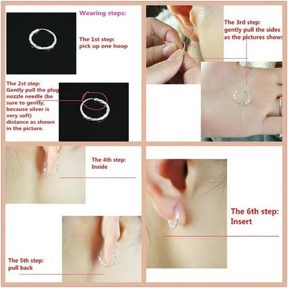 Statement Beautiful Small Size Sleep Earrings Fashion Earrings Accessories Gift