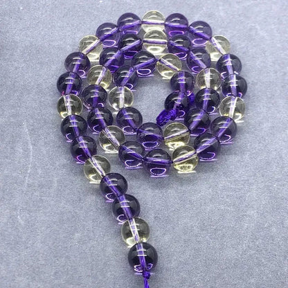 Ametrine Purple Citrine Beads 6-10Mm round Natural Loose Stone Bead Diy Jewelry