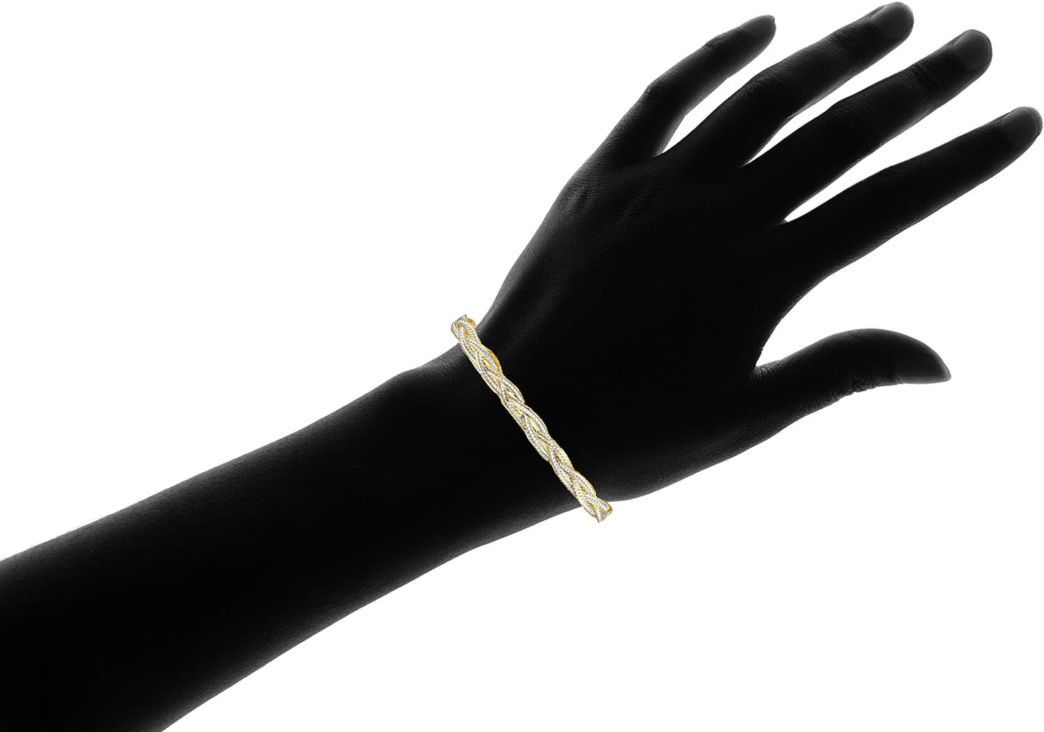 Sterling Silver Diamond Cut 3 Strand Row Herringbone Chain Necklace, 925 Braided Bracelet, Braided Snake Chain