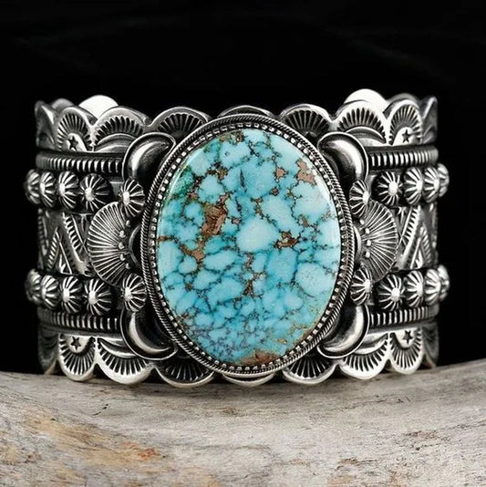 Luxury Bridal Wedding Jewelry Dazzling Natural Turquoise Ring Engagement Wedding Party Unique Exquisite Ring Size 5-11