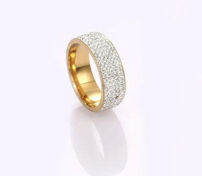 Vojo Hot Sale White Sapphire Diamond Wedding Band Rings Engagement Anniversary Party Jewelry gift