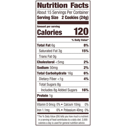 Chocolate Collection, 7 Cookie Varieties, 13-Oz Box