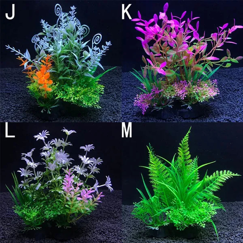 Simulation Artificial Plants Aquarium Decor Water Weeds Ornament Plant Fish Tank Aquarium Grass 14Cm Decoration