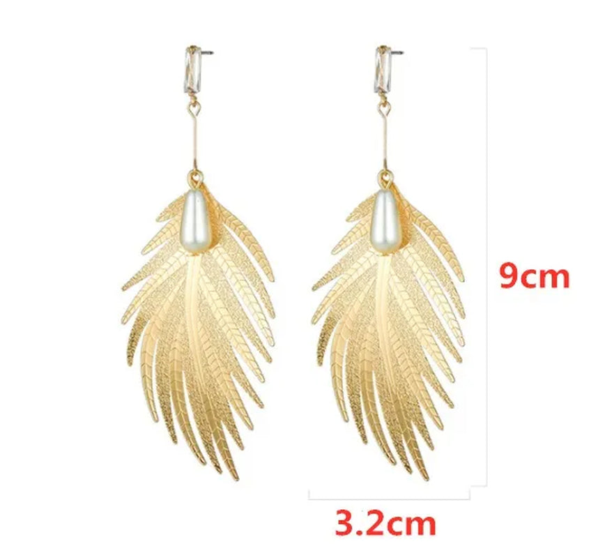 Delysia King  Leaf earrings