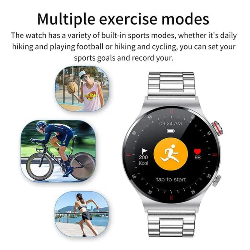 LIGE Bluetooth Call Smart Watch Men HD Screen Sports Bracelet Waterproof ECG Health Monitor Men SmartWatch For Uhren
