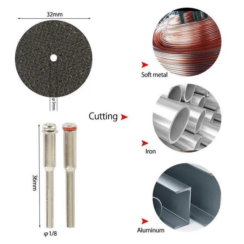 7/32 Pcs Diamond Saw Blade Set HSS Mini Circular Saw Blade for Dremel Rotary Tools Resin Cut-Off Wheels Diamond Cutting Discs