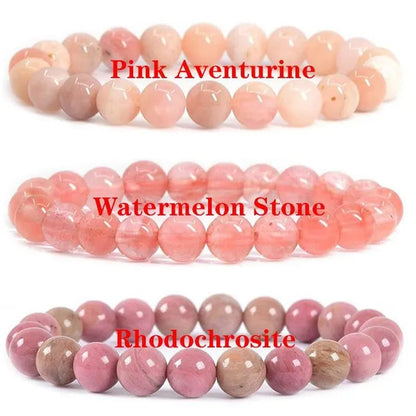 6Mm 8Mm Natural Stone Chakra Beaded Charm Bracelets Tiger Eye Amethyst Lapis Lazuli round Beads Bracelet Women Yoga Jewelry