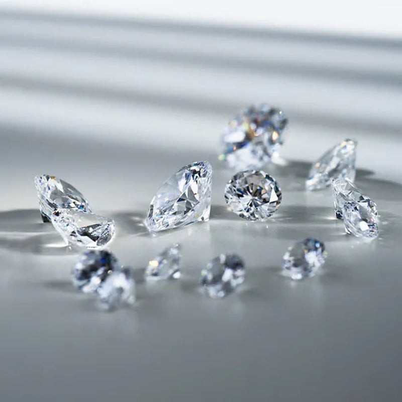 HOLYCOME 100% Genuine Loose Gemstones Moissanite Stones GRA 3Ct DEFIJ Color VVS1 Lab Diamond Stone Excellent Cut for Diamond Ring in Bulk Gem