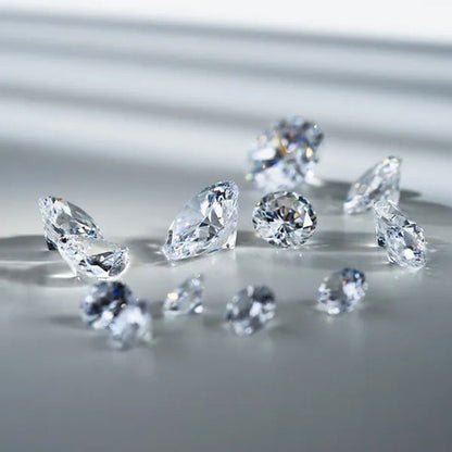 HOLYCOME 100% Genuine Loose Gemstones Moissanite Stones GRA 3Ct DEFIJ Color VVS1 Lab Diamond Stone Excellent Cut for Diamond Ring in Bulk Gem