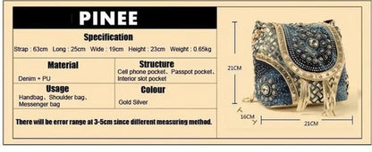 Fashion Multifuction Handbag Backpack Designer Shoulder Bag Diamond Tassel Women Mini Shoulder Bags Ladies Tote Bag