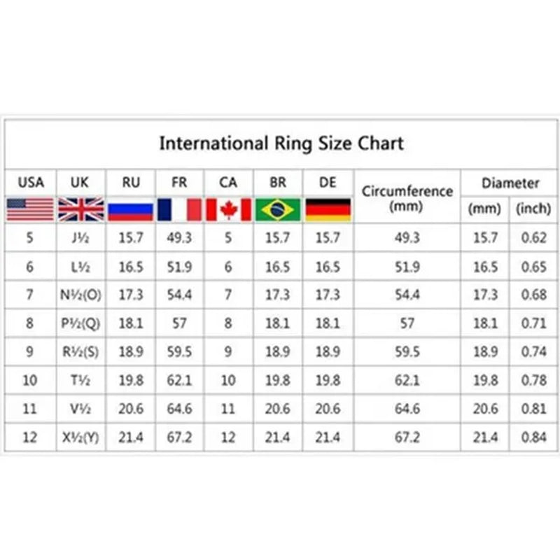 Classic Silver color Ring Rainbow Square Zircon Diamond Rings for Women Beauty Engagement & Wedding Temperament Jewelry Rings Size 6/7/8/9/10 Bague Femme