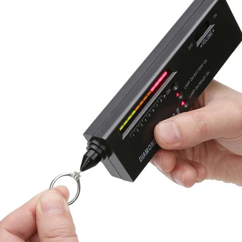 Jewellery Diamond Hardness Meter Gemstone Gem Tester Selector LED Diamond Indicator Test Pen Audio Portable Jewelry Tester Tool