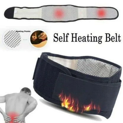 New Health Care Adjustable Waist Tourmaline Self Heating Magnetic Therapy Back Waist Support Belt Lumbar Brace Massage Band
