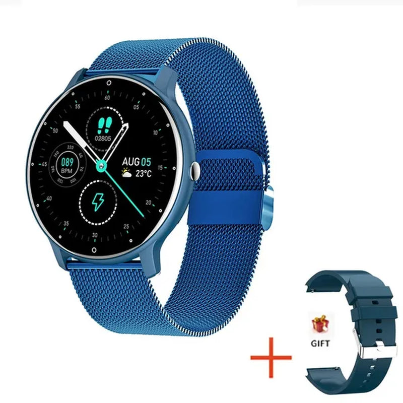 LIGE 2021 New Women Smart Watch Men Real-Time Activity Tracker Heart Rate Monitor Sports Ladies Life Waterproof Smart Watch Men For Android IOS