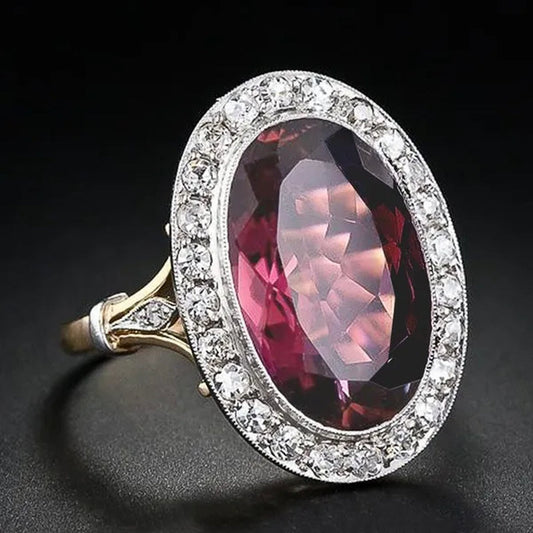 New Vintage Silver Garnet Ruby Rings Ladies 2022 Boho Fashion Personality Valentine's Day Romantic Bridal Promise Ring Fashion Wedding Engagement Anniversary Birthday Party Jewelry Accessories Gift Size 5-11