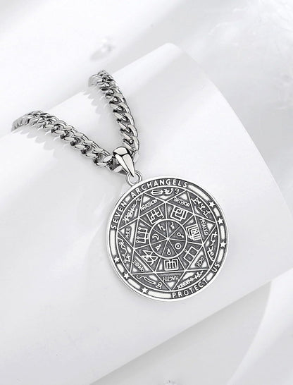 Unique Religious Gifts for Men Women, St. Michael/St. Christopher/St. Benedict/Virgin Mary Pendant Necklaces