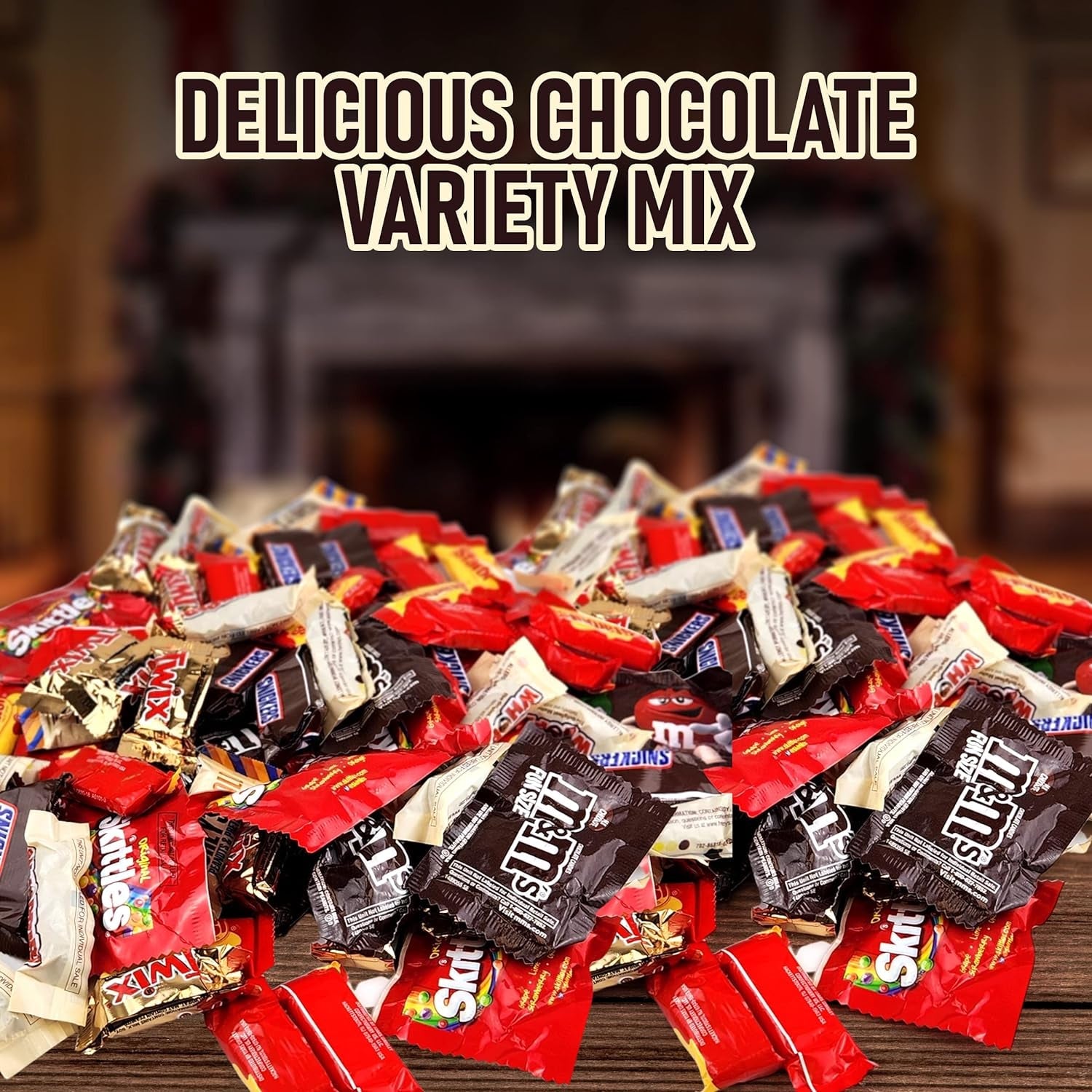 Chocolate Mix Bulk – 5Lb of Chocolate Candy – Bulk Candy Individually Wrapped Chocolate Treats – Hershey’S Gold, Twix, M&M, Skittles, Starburst, Snickers, Whoppers, Assorted Candy for Holidays, Christmas, Birthdays