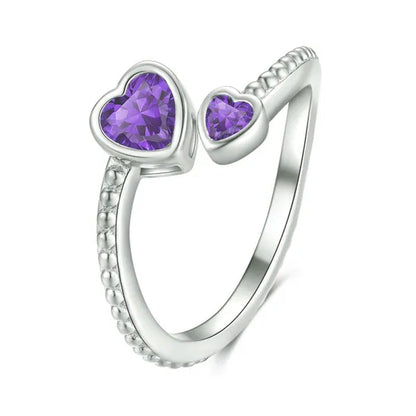 Rings for Women Fashion jewelry Birthstone rings Daily Casual Retro Adjustable ring Birthday gifts