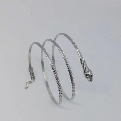 12/8/5/3/2/1Pcs:Ashion Personality Snake Bracelet, Metal Snake Bracelet, Gold and Silver Available