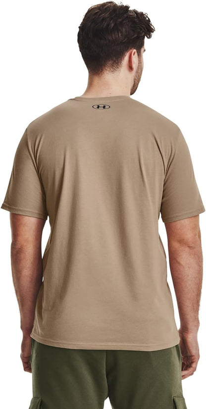 Men'S Sportstyle Left Chest Short-Sleeve T-Shirt , (237) Sahara / / Black , Medium