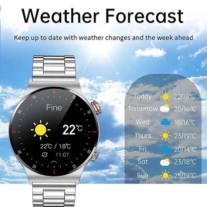 LIGE Bluetooth Call Smart Watch Men HD Screen Sports Bracelet Waterproof ECG Health Monitor Men SmartWatch For Uhren