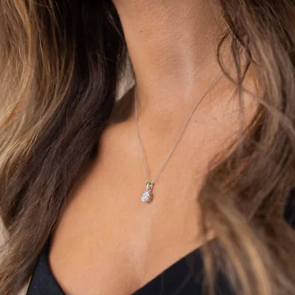 0.23 CT. T.W. Diamond Pendant in 14K Gold
