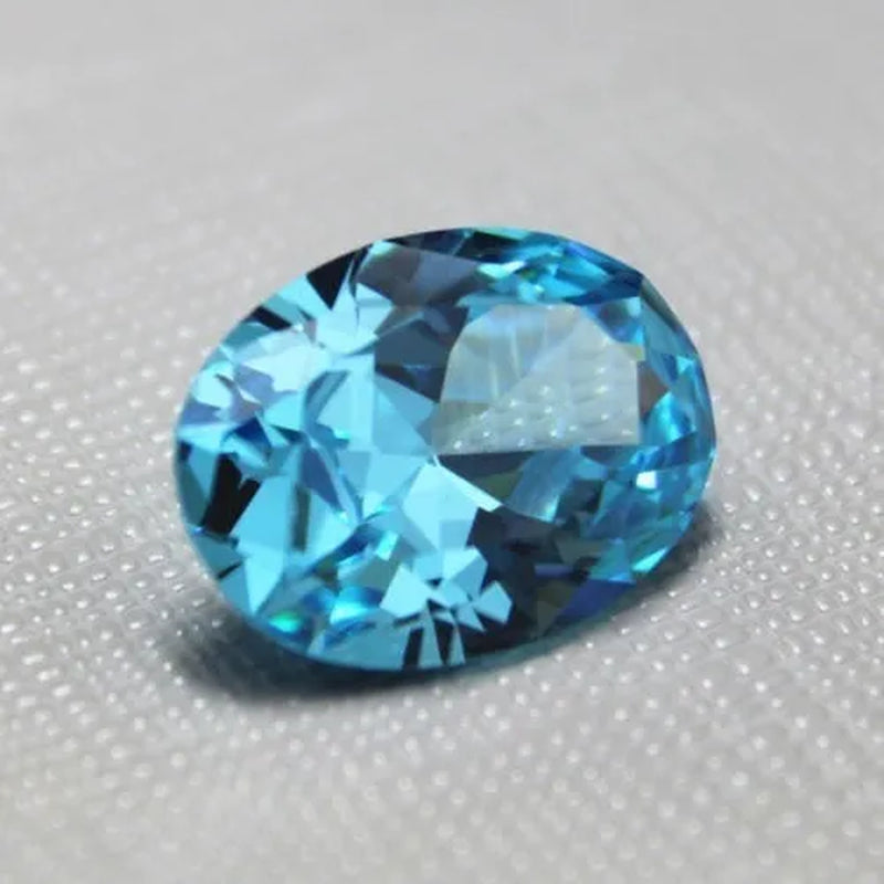 Beautiful 10x12mm SEA BLUE SAPPHIRE OVAL CUT AAAAA LOOSE GEMSTONES