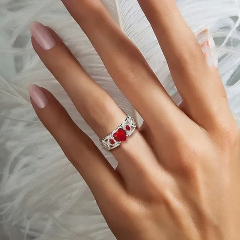 New Exquisite Women'S Fashion Couple'S Ring 925 Sterling Silver Natural Morganite Diamond Ring Anniversary Gift Engagement Bridal Wedding Jewelry Rings for Women Size 5-10