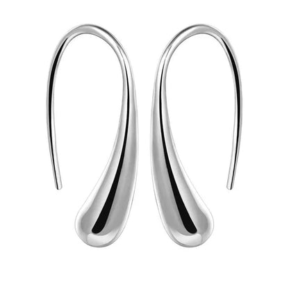925 Sterling Silver Earing / Lovely / 925 Crystal Dangle Earrings Trendy Earrings