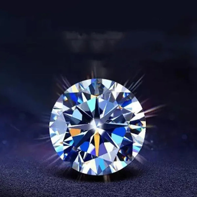 Natural Diamond Moissanite D Color Round Shape VVS1 Excellent Clarity With GRA Certificate Report and Card 1.0 Carat/ 2.0 Carat /3.0 Carat/4.0 Carat/5.0 Carat,Retail Price $9999