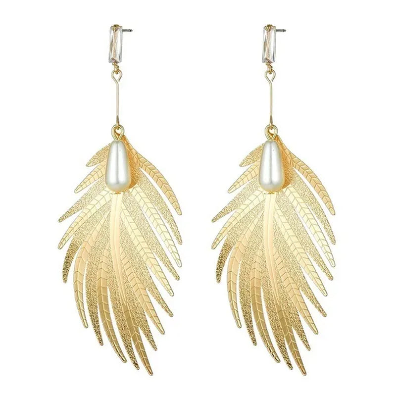 Delysia King  Leaf earrings
