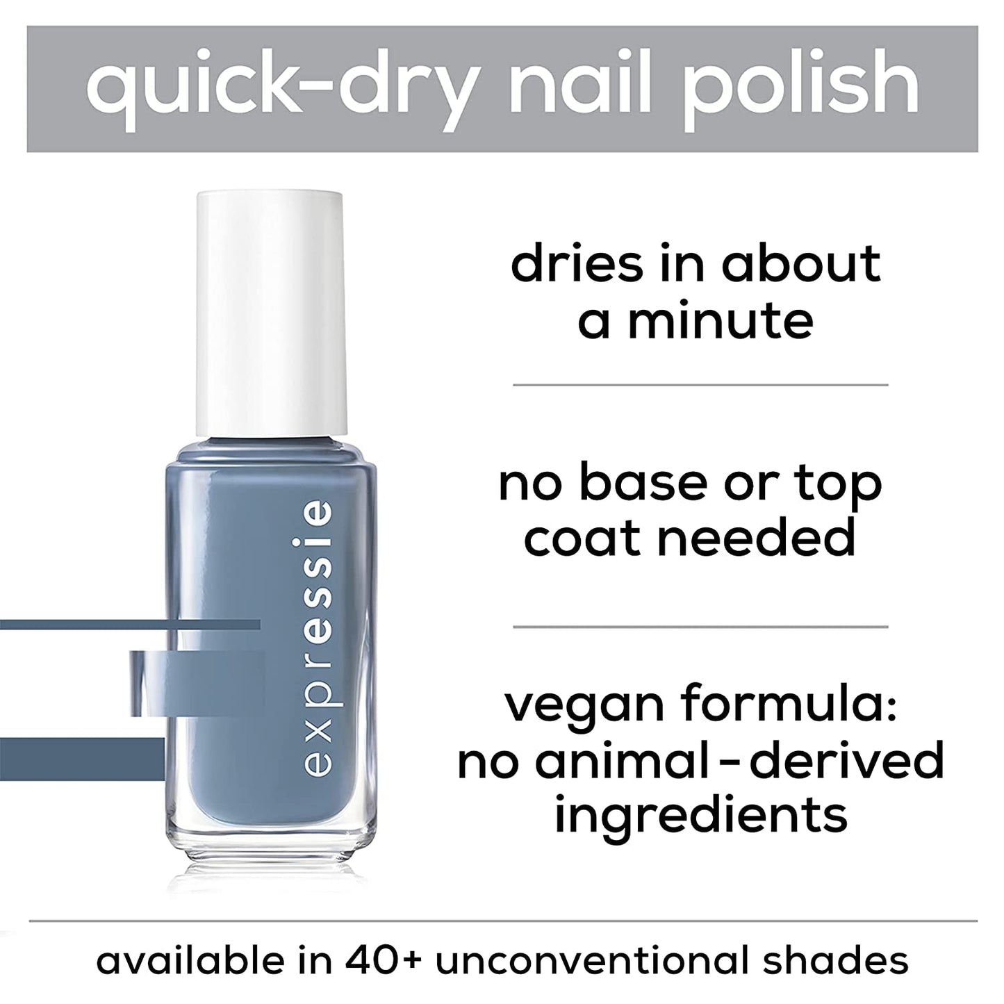 Expr Quick Dry Polish, Vegan Formula, Bubblegum Pink, Makin' Moves, 0.33 Fl Oz