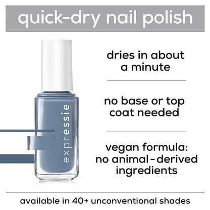 Expr Quick Dry Polish, Vegan Formula, Bubblegum Pink, Makin' Moves, 0.33 Fl Oz