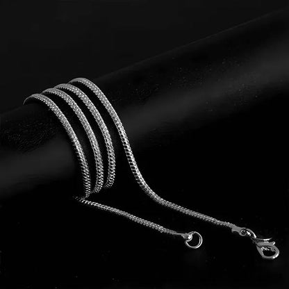 925 Silver Tarnish-Free 1Mm Thin 16~30 Inch Snake Chain Necklace