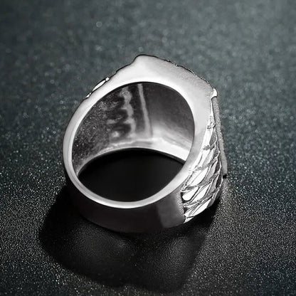 Punk Rock Eagle Men 's Ring Luxury Gold / Silver Color Size 7-13 Finger Jewelry