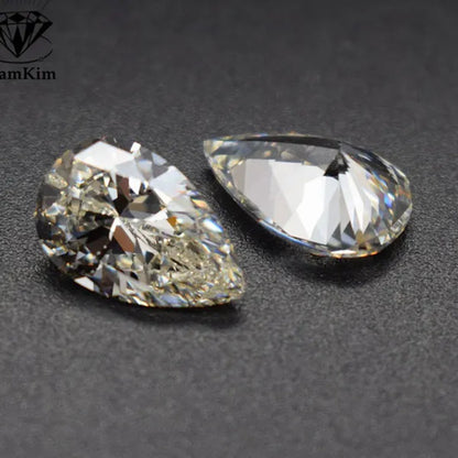 Natural Brilliant Pear Cut 14.00 X 16.00Mm 8.50~9.00 Carat EF Genuine White VVS Loose Moissanite Gemstone