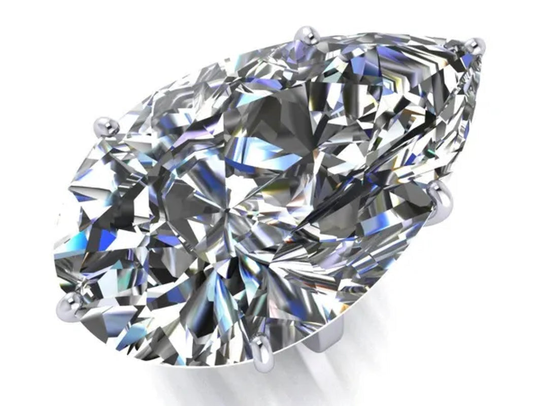 Natural White Sapphire  Engagement ring Size 6,7,8,9,10