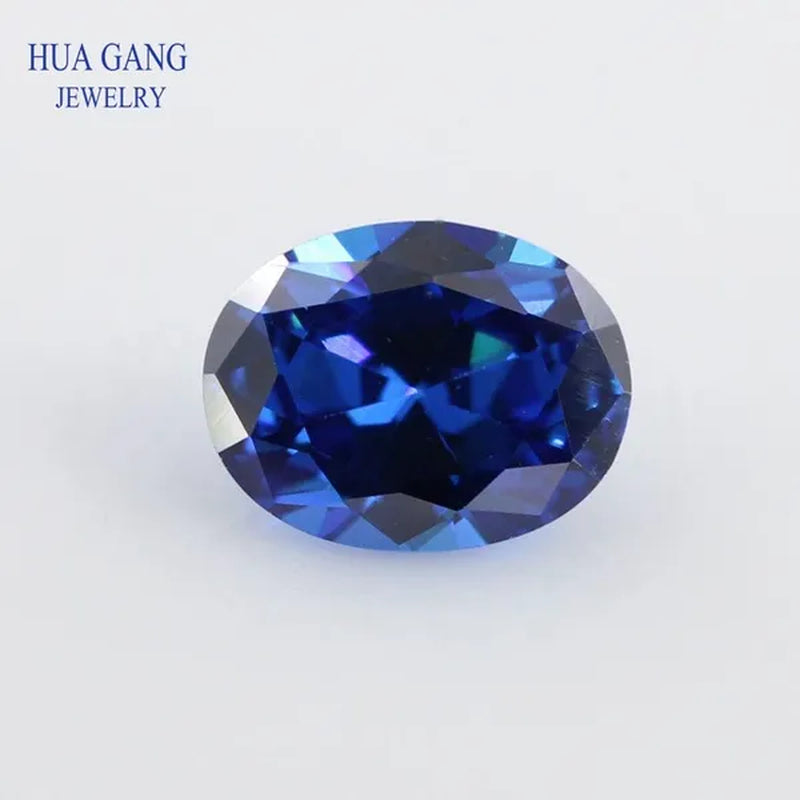 AAAAA VVS1 LOOSE GEMSTONE EXQUISITE 9.03CT ROYAL BLUE SAPPHIRE 10X14Mm OVAL CUT
