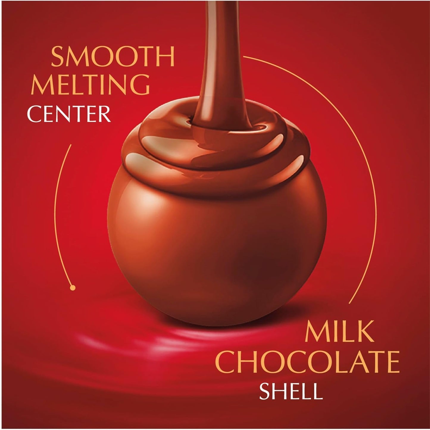 LINDOR Milk Chocolate Candy Truffles, Milk Chocolate with Smooth, Melting Truffle Center, 25.4 Oz., 60 Count