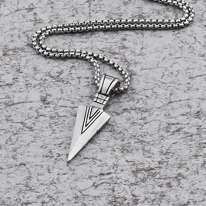 Long Chain Necklace Mens Alloy Necklaces Fashion Jewelry Gold Black Silver Color Pendant