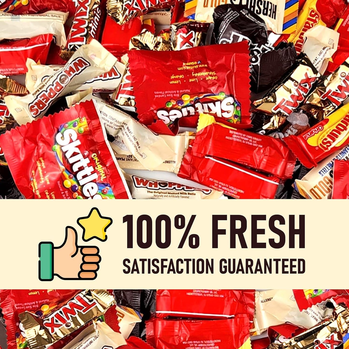 Chocolate Mix Bulk – 5Lb of Chocolate Candy – Bulk Candy Individually Wrapped Chocolate Treats – Hershey’S Gold, Twix, M&M, Skittles, Starburst, Snickers, Whoppers, Assorted Candy for Holidays, Christmas, Birthdays