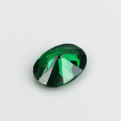 6X8Mm Green Emerald Sapphire Oval Cut Shape VVS AAAAA Loose Gemstone