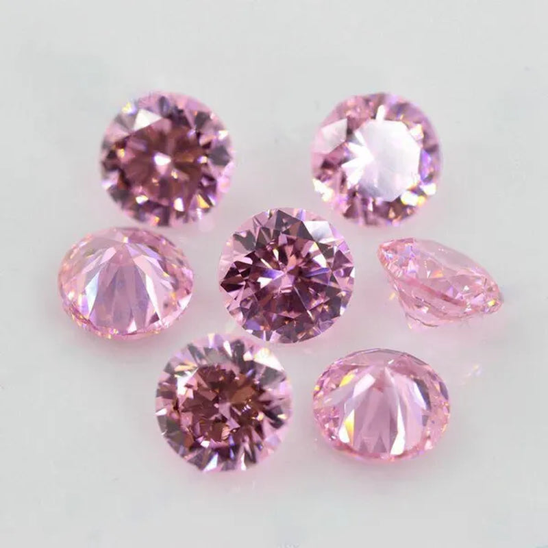Round brilliant diamond-cut Moissanite bulk jewelry