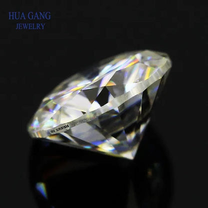 Moissanite 0.5 Carat D Color Round Brilliant 5.0mm Loose Moissanite Stone VVS1 Excellent Cut DIY for jewelry making