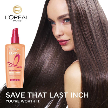 Elvive Dream Lengths Frizz Killer Leave-In Serum, 3.4 Ounce