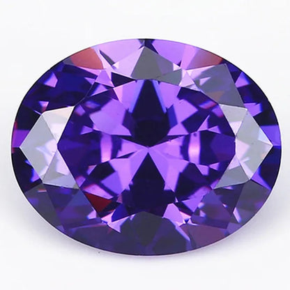 Unheated 12.50 Cts Natural Gemstone Mined Sri-Lanka Violet Sapphire 10Mmx14Mm Oval Cut VVS Gem