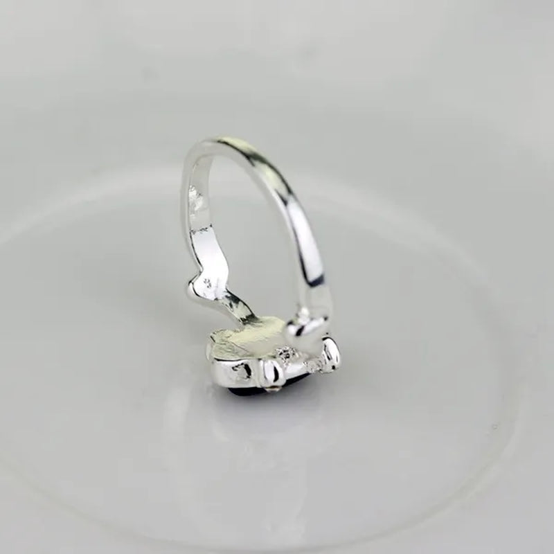 Vampire Diaries Elena with the Same Crystal Cat Eye Diamond Ring Size 6 ~ 12