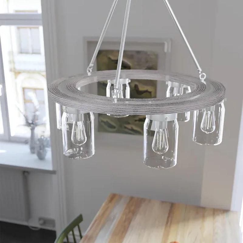 Hunter Fan Company Devon Park 6 Bulb Hanging Chandelier Indoor Light Fixture