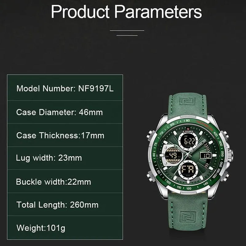 Fashion Military Watches for Men Luxury Original Sports Chronograph Watch Waterproof Quartz Clock Digital WristWatch